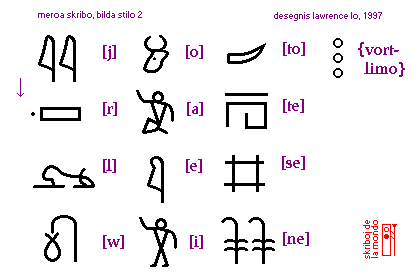 meroa skribo, bilda stilo 2